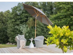 Cerox Parasol Met Kantelfunctie Grijs.