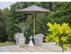 Cerox Parasol Met Kantelfunctie Grijs.