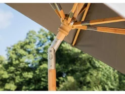 Cerox Parasol Met Kantelfunctie Grijs.