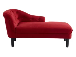 Chaise Longue - Hoek Rechts - Anouk Van Stof - Rood