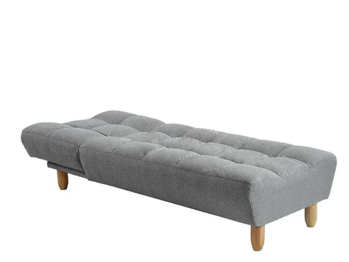 Chaise Longue Klik-Klak Van Stof - Grijs