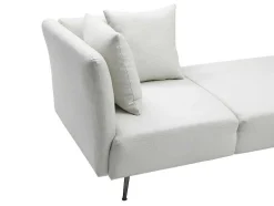 Chaise Longue Rechts Van Cremekleurige Stof Napasa