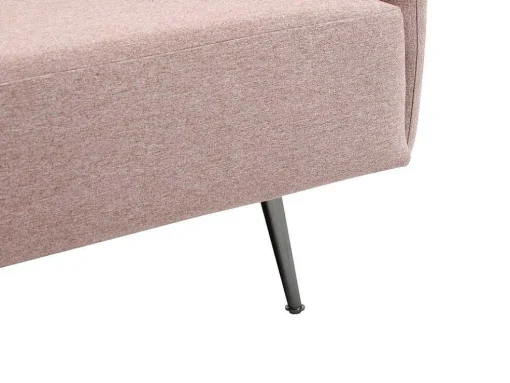 Chaise Longue Rechts Van Roze Stof Napasa