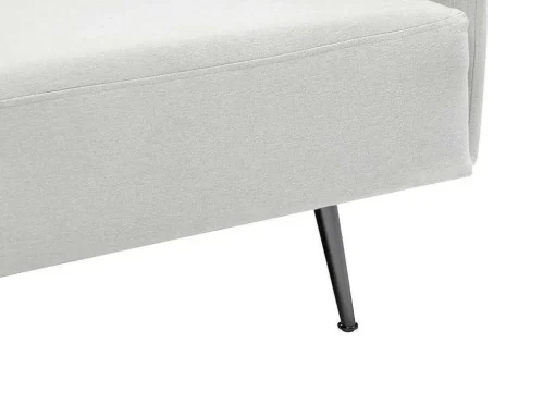 Chaise Longue Rechts Van Cremekleurige Stof Napasa