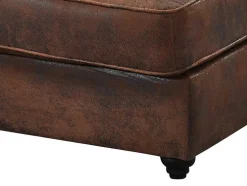 Chesterfield Chaise Longue - Hoek Rechts - Shirel Van Microvezel Met Lived-In Leeraspect