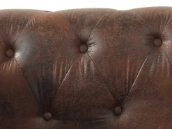 Chesterfield Chaise Longue - Hoek Rechts - Shirel Van Microvezel Met Lived-In Leeraspect