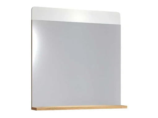 Ciara Spiegel 1 Plank Artisanaal Eiken Decor, Spiegelglas.