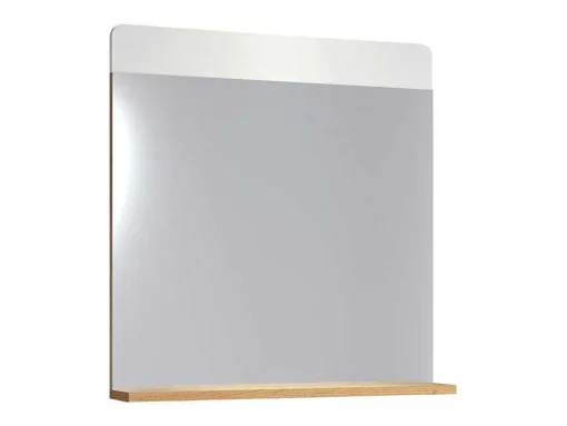Ciara Spiegel 1 Plank Artisanaal Eiken Decor, Spiegelglas.