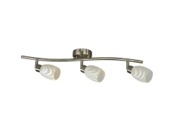 Clea Plafondlamp, Messing, Ecru, 58X9X20 Cm, Epikasa