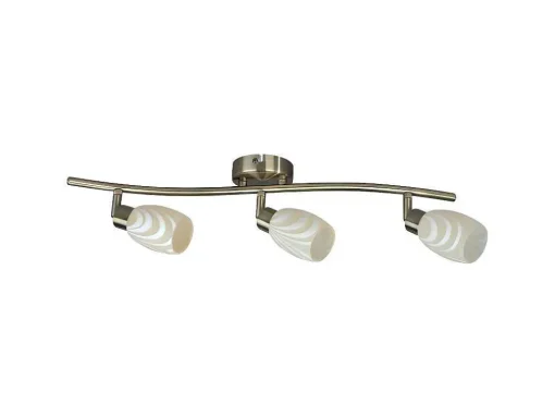 Clea Plafondlamp, Messing, Ecru, 58X9X20 Cm, Epikasa