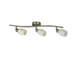Clea Plafondlamp, Messing, Ecru, 58X9X20 Cm, Epikasa
