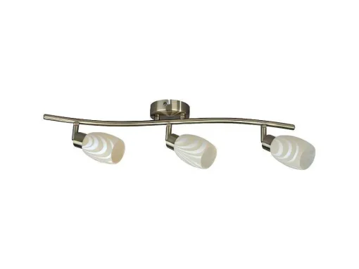 Clea Plafondlamp, Messing, Ecru, 58X9X20 Cm, Epikasa