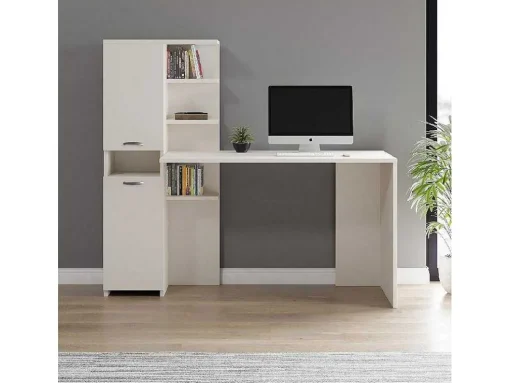 Clio Bureau, Wit, 150X60X135 Cm, Epikasa