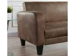 Club Bedbank Inicio Van Microvezel Met Lived-In Leereffect