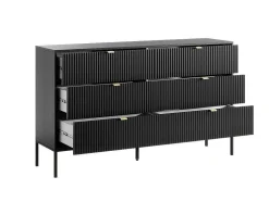 Commode Met 6 Lades - Zwart - Liouba - Van Pascal Morabito