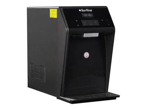 Compacte, Zuiverende Waterfontein - Koud/Warm Water - Zwart - Wateria