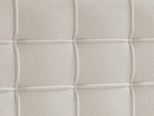 Complete Set Met Boxspring En Gecapitonneerd Hoofdbord + Bedbodem + Matras + Topmatras - 180 X 200 Cm - Stof - Beige - Inao Van Ysmee