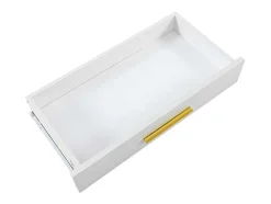 Console Met 2 Lades - Moderne Stijl - Wit & Goud
