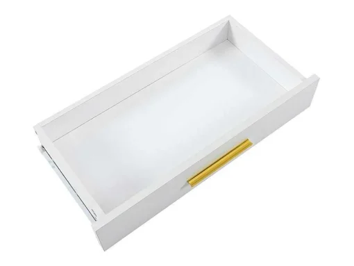 Console Met 2 Lades - Moderne Stijl - Wit & Goud