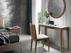 Consoletafel Met Porseleinen Blad Calacatta 3082 Angel Cerda