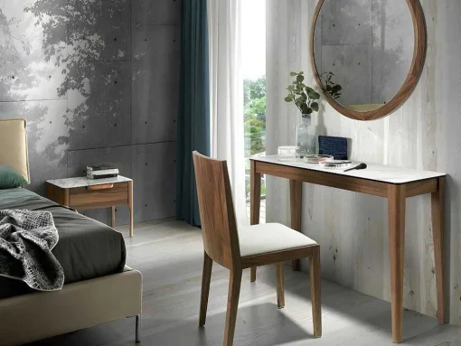 Consoletafel Met Porseleinen Blad Calacatta 3082 Angel Cerda