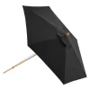Corypho Parasol Met Kantelfunctie Zwart.