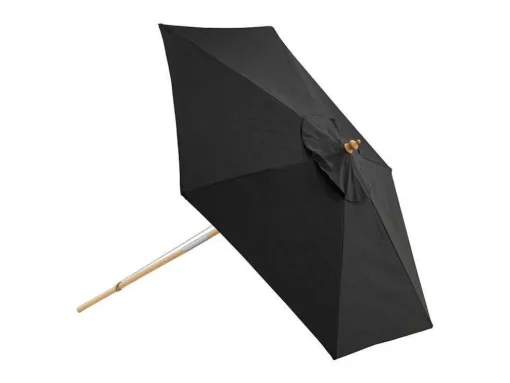 Corypho Parasol Met Kantelfunctie Zwart.