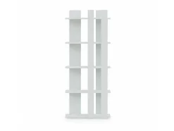 Cristiana Boekenkast, Wit, 75X20X180 Cm, Epikasa