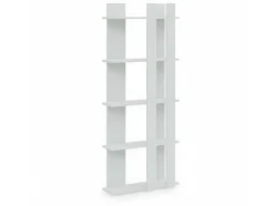 Cristiana Boekenkast, Wit, 75X20X180 Cm, Epikasa