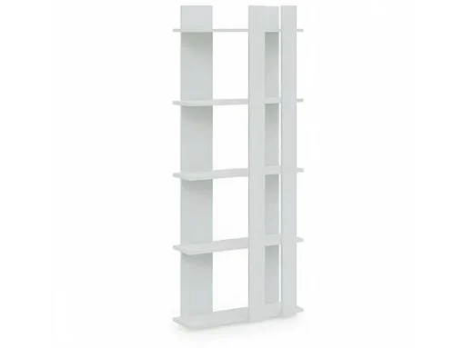 Cristiana Boekenkast, Wit, 75X20X180 Cm, Epikasa