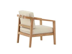 Cushio Tuinkussen Voor Stoel Roomkleurig.