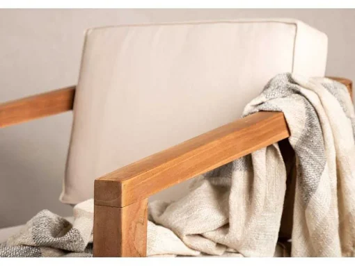 Cushio Tuinkussen Voor Stoel Roomkleurig.