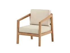 Cushio Tuinkussen Voor Stoel Roomkleurig.