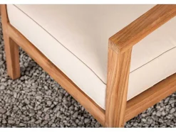 Cushio Tuinkussen Voor Stoel Roomkleurig.