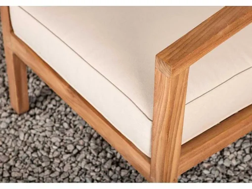 Cushio Tuinkussen Voor Stoel Roomkleurig.