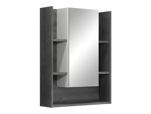 Daily Spiegelkast 1 Deur, 5 Planken, Wit.