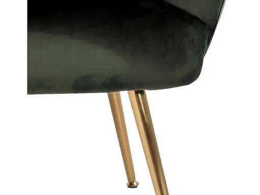 Dano Fauteuil Lounge Fauteuil Groen, Messing.