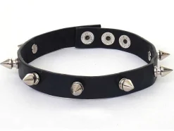 Decoratief Beeldje Panter Met Halsband, Zilver Mat Met Kraag