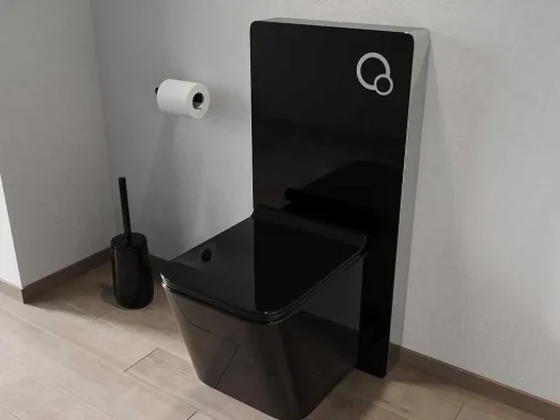 Decoratief Voorwandsysteem Voor Hang-Wc - Zwart - Spinosa