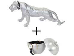 Decoratiefiguur Luipaard Appel (Set Van 2)