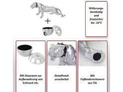 Decoratiefiguur Luipaard Appel (Set Van 2)