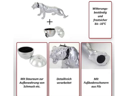 Decoratiefiguur Luipaard Appel (Set Van 2)