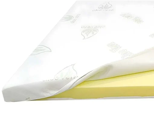 Dekmatras Luxe Met Vormgeheugen Aloe Vera Van Naturea - 160 X 200 Cm