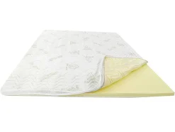 Dekmatras Met Vormgeheugenschuim Aloe Vera Van Naturea - 180 X 200 Cm