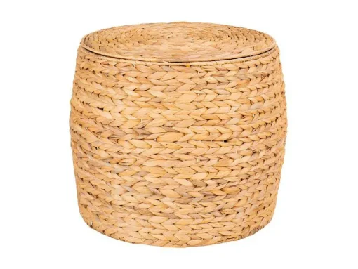 Delia Bijzettafel O43Cm Met Opslag Naturel.