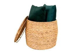 Delia Bijzettafel O43Cm Met Opslag Naturel.