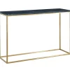 Design Sidetable Aretha - Marmer En Metaal - Zwart En Goudkleurig - Van Pascal Morabito
