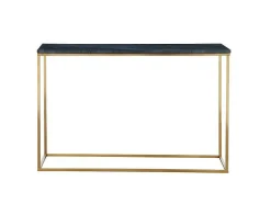 Design Sidetable Aretha - Marmer En Metaal - Zwart En Goudkleurig - Van Pascal Morabito