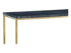 Design Sidetable Aretha - Marmer En Metaal - Zwart En Goudkleurig - Van Pascal Morabito