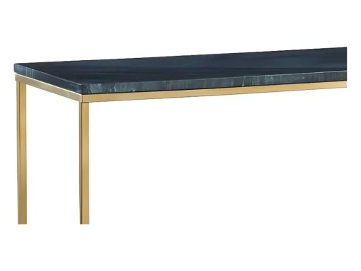 Design Sidetable Aretha - Marmer En Metaal - Zwart En Goudkleurig - Van Pascal Morabito